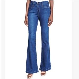 Joie Nouveau Flare Colbalt Wash Denim Jeans 29